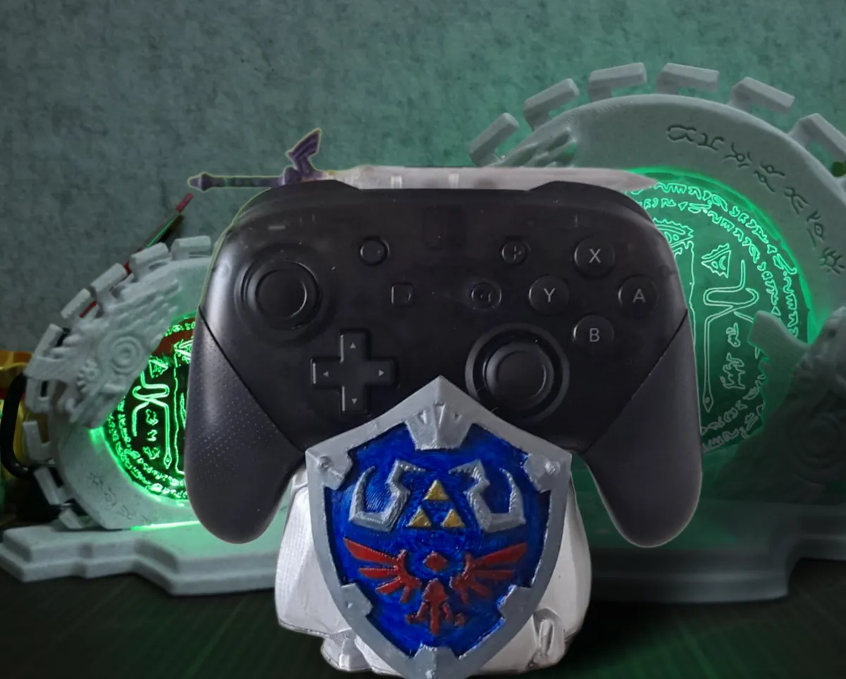 Zelda Themed Controller Stand, photo 3 of 4 - Zelda Themed Controller Stand Gaming Accessories