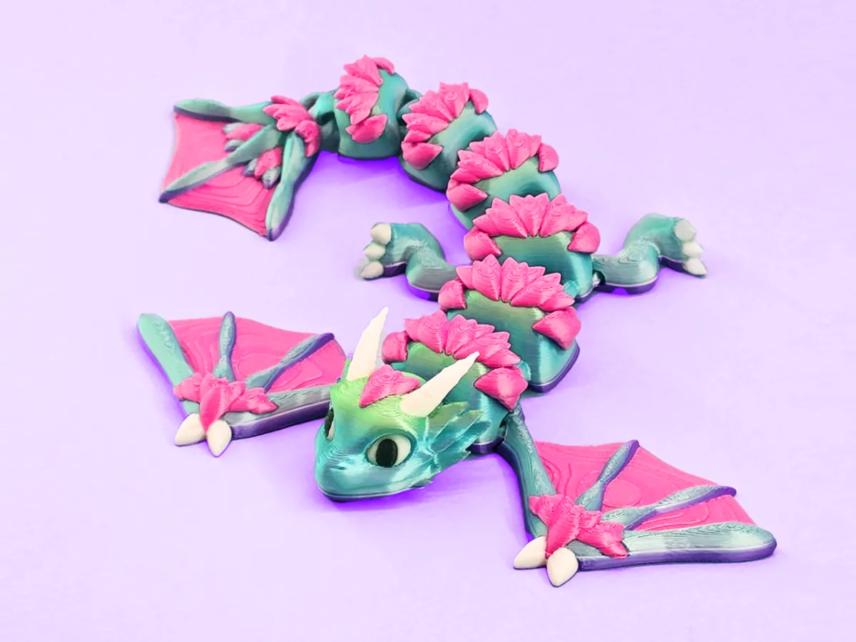 Tasskak, The Cute Winged Flexi Dragon!
