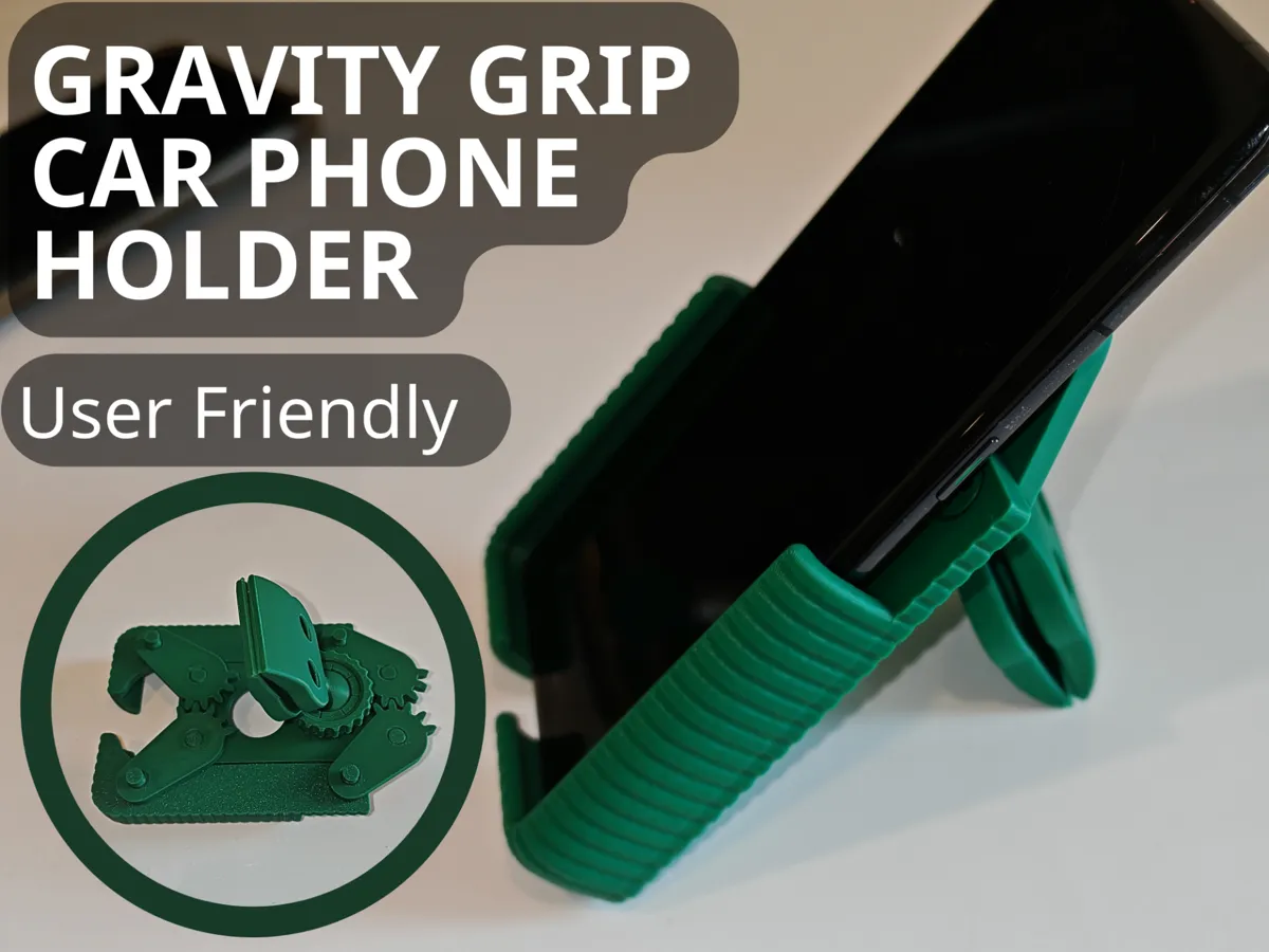 Gravity Grip Car Vent Phone Holder