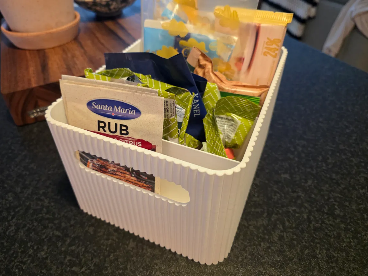 Modern Ridged Organizer Box