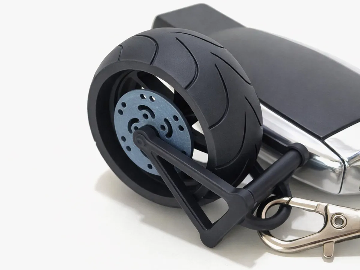 Keychain - Fidget - motorcycle wheel