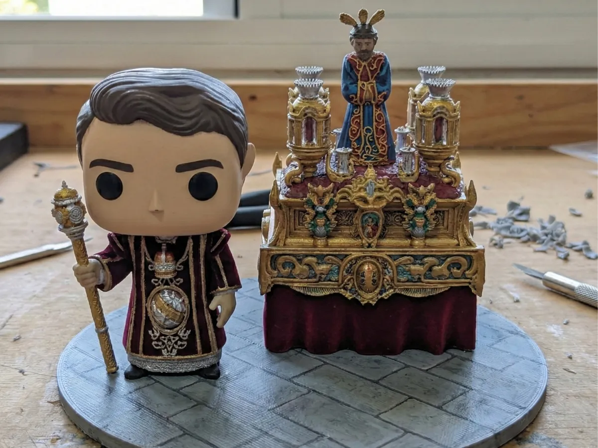 Escena de Semana Santa Estilo Pop