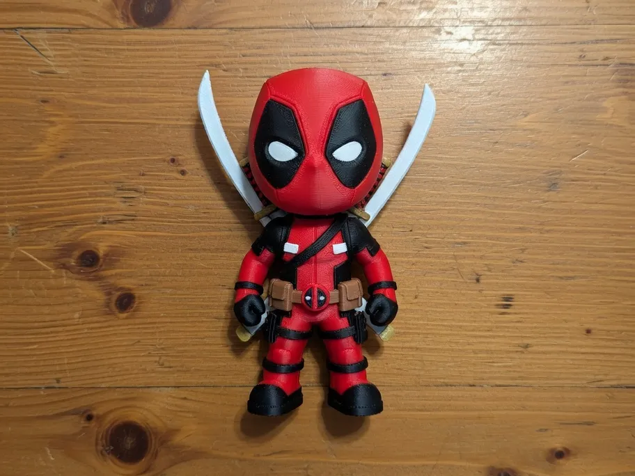Deadpool Mini Figure with Katanas