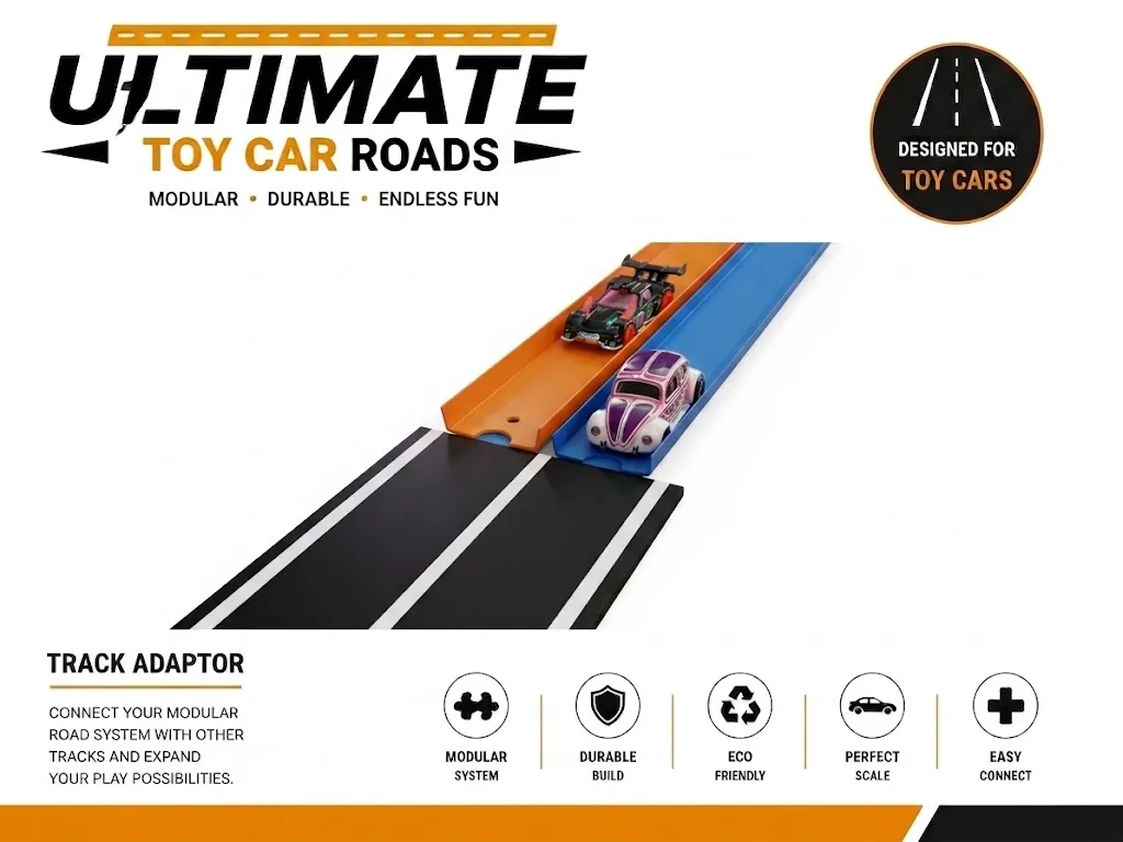 Ultimate Toy Car Roads - Track Adaptor - Construction Sets, in stock in India