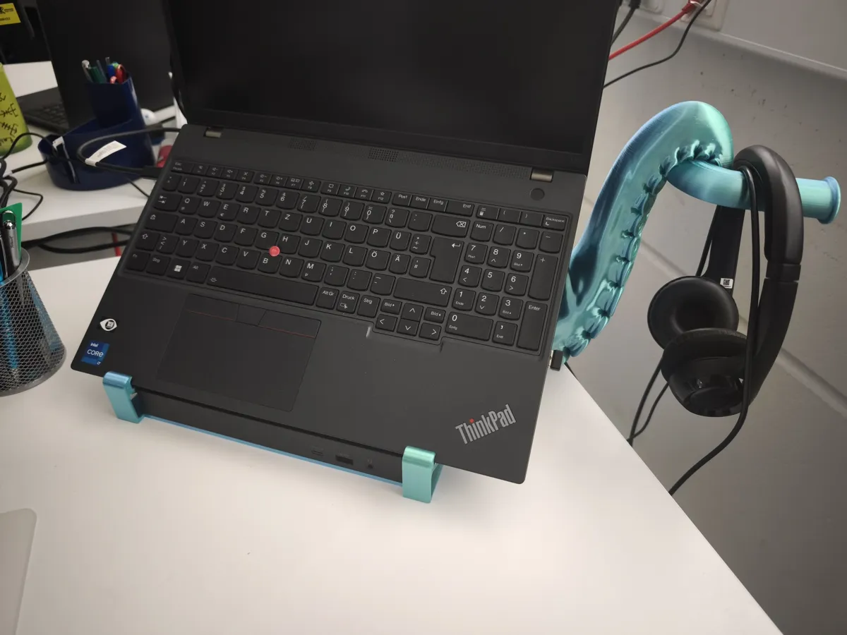 Tentacle Headset Holder for Laptop Stand, photo 3 of 4 - Tentacle Headset Holder for Laptop Stand Mobile & Device Accessories