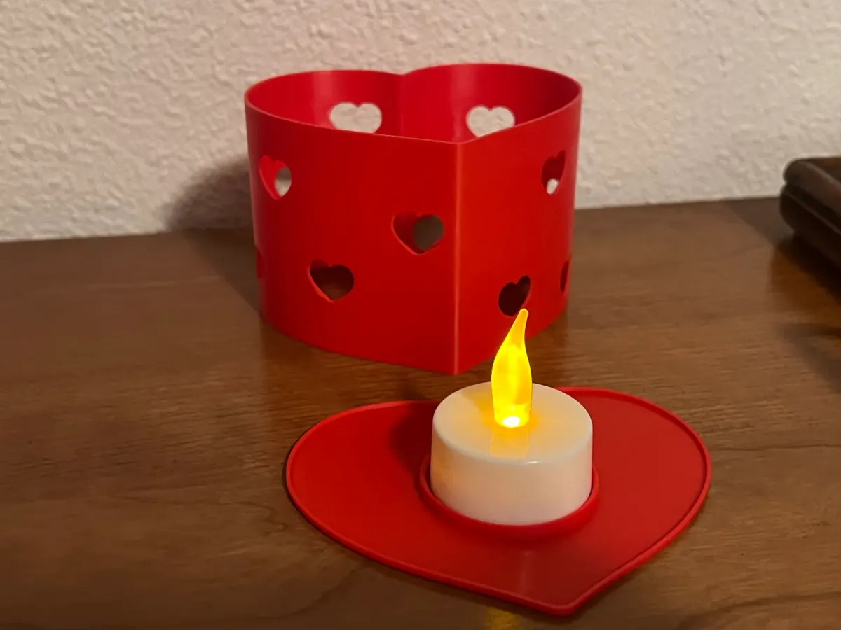 Valentine Hearts Candle, photo 4 of 4 - Valentine Hearts Candle Gifts & Occasions