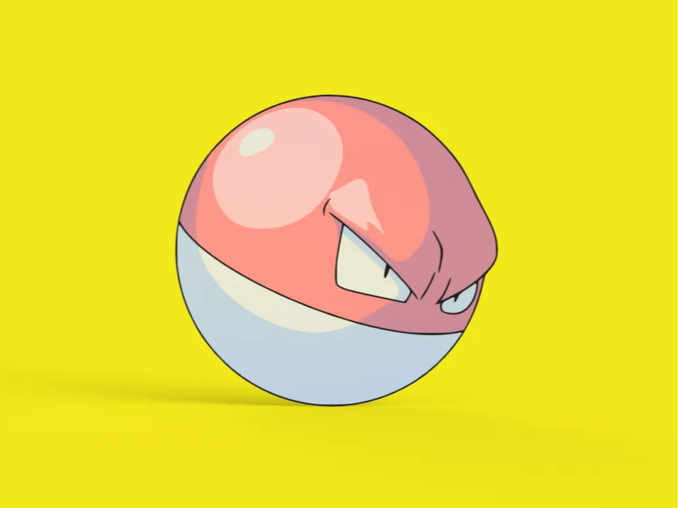 Voltorb Wall Art