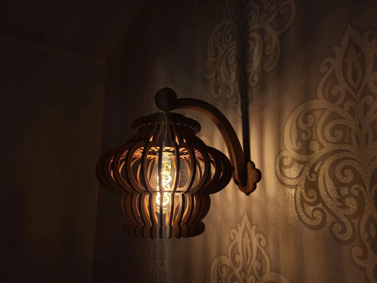 Vintage figure wall lamp, photo 3 of 3 - Vintage figure wall lamp Lamps & Lighting