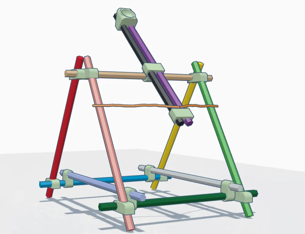 Functional Catapult Made from Pencils - Pens, Pencils & Accessories, in stock