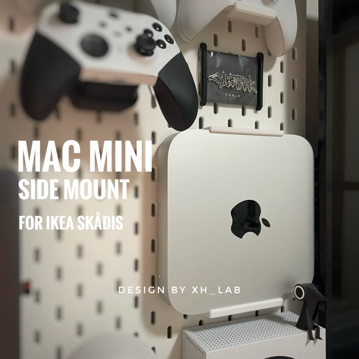 IKEA SKADIS Mac Mini Side Mount, photo 2 of 4 - IKEA SKADIS Mac Mini Side Mount Storage & Organisation