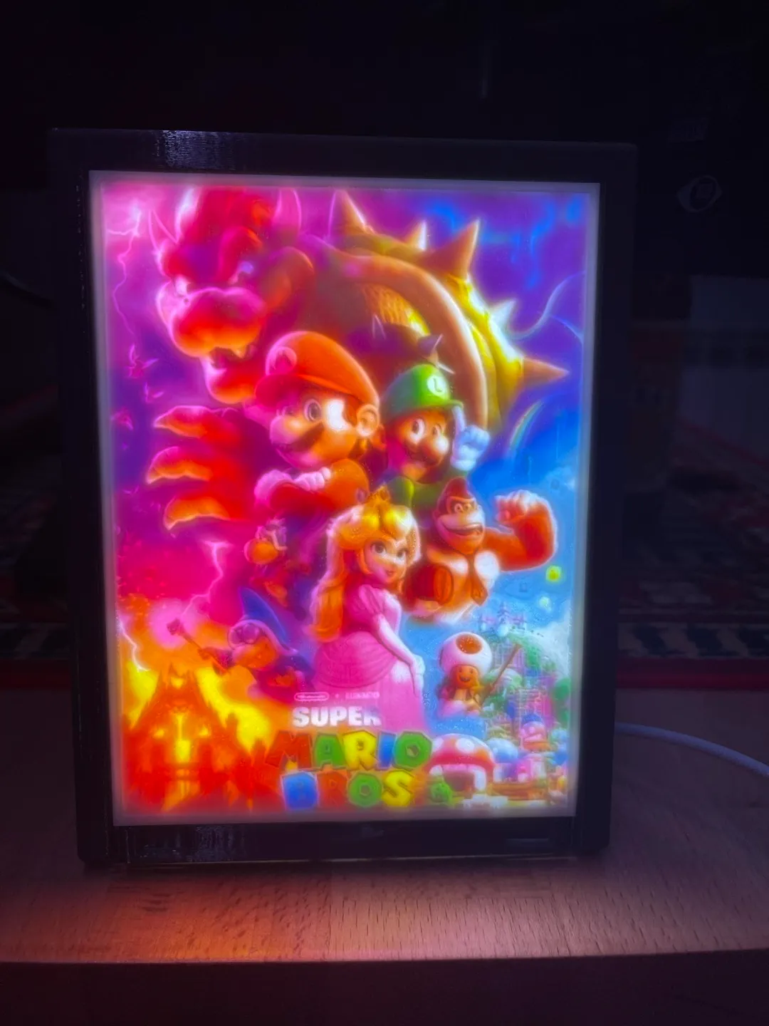 Super Mario Bros Lithophane CMYK, photo 2 of 4 - Super Mario Bros Lithophane CMYK Home Decor Items