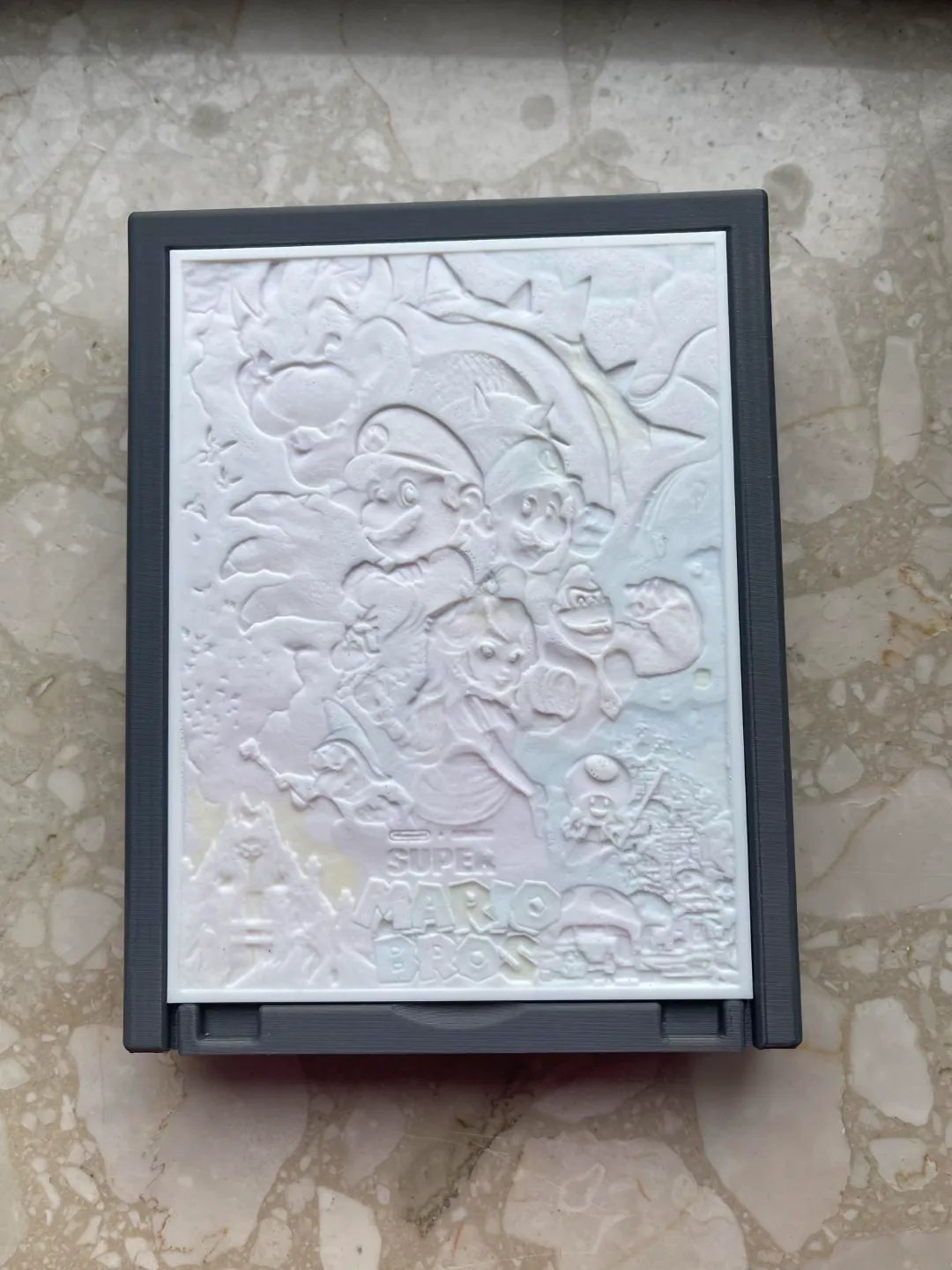 Super Mario Bros Lithophane CMYK, photo 4 of 4 - Super Mario Bros Lithophane CMYK Home Decor Items
