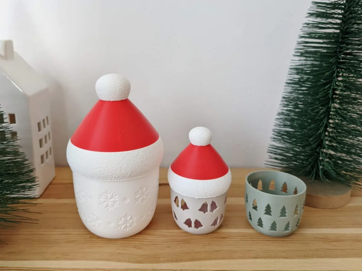 Santa bowls / tealight holders - Decor, in stock in India