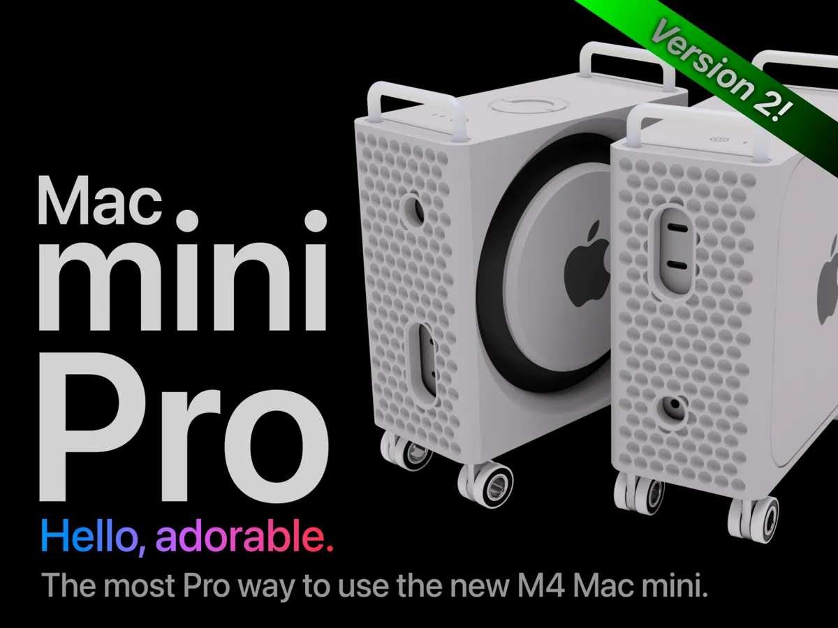 "Mac mini Pro" enclosure for M4 Mac mini