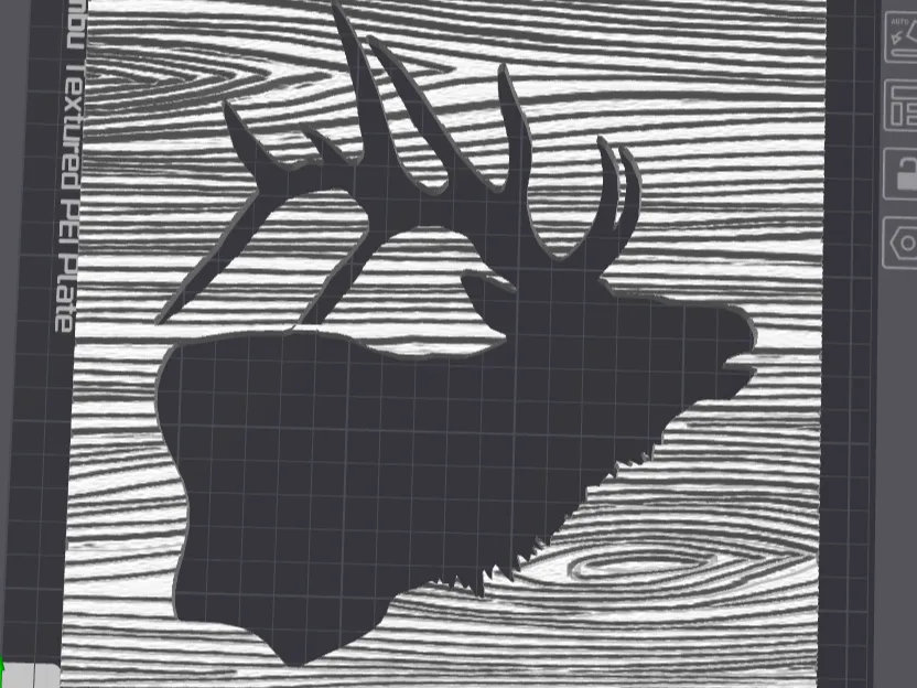 Wood Grain Photo Frame - Elk - Decor, in stock in India