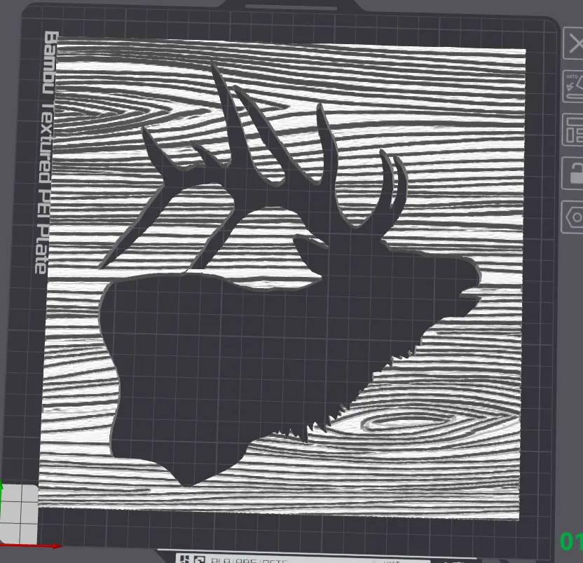 Wood Grain Photo Frame - Elk, photo 2 of 4 - Wood Grain Photo Frame - Elk Household