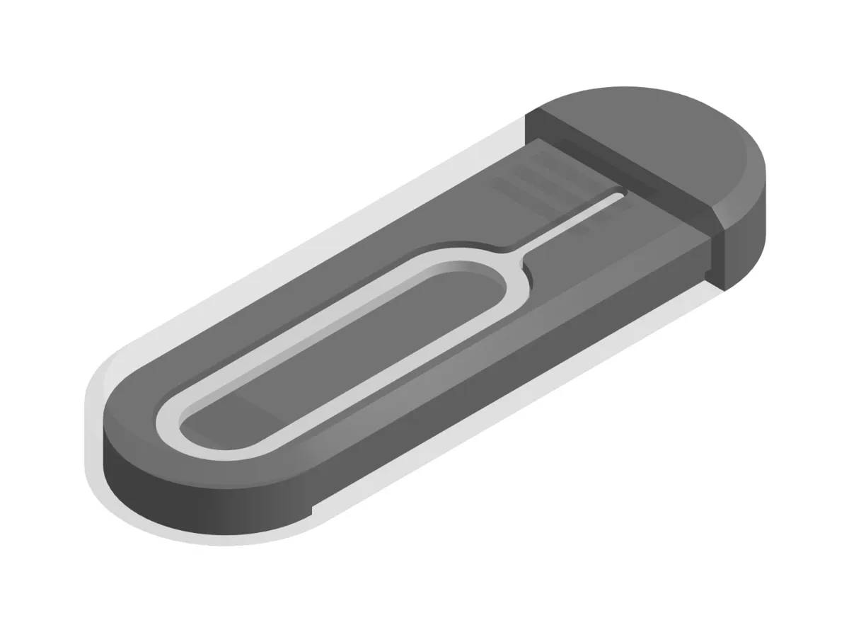 iPhone SIM Pin Case, photo 4 of 4 - iPhone SIM Pin Case Tools