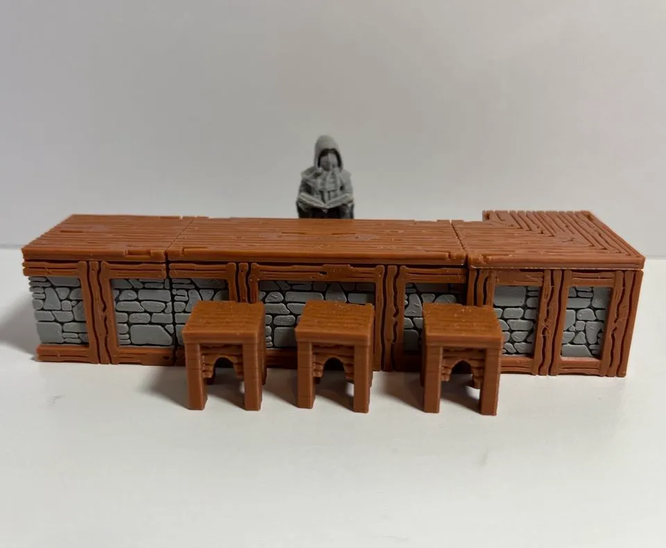 Module Bar for a Tavern or INN - D&D, Pathfinder, photo 2 of 4 - Module Bar for a Tavern or INN - D&D, Pathfinder Miniatures
