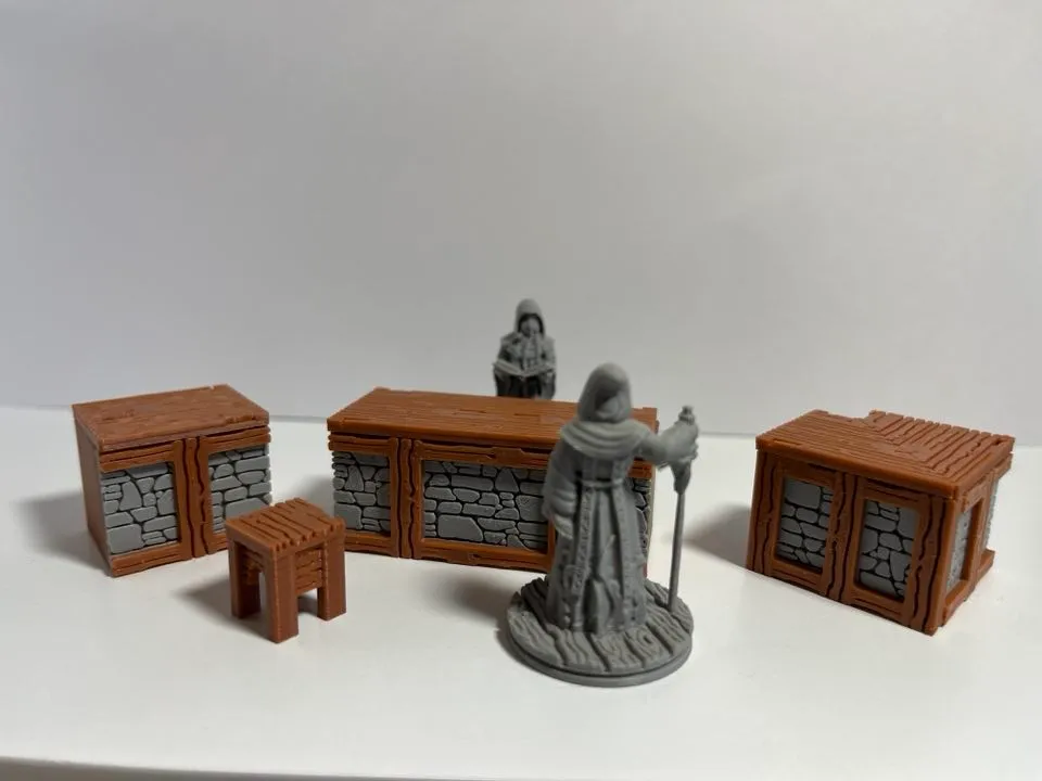 Module Bar for a Tavern or INN - D&D, Pathfinder, photo 3 of 4 - Module Bar for a Tavern or INN - D&D, Pathfinder Miniatures