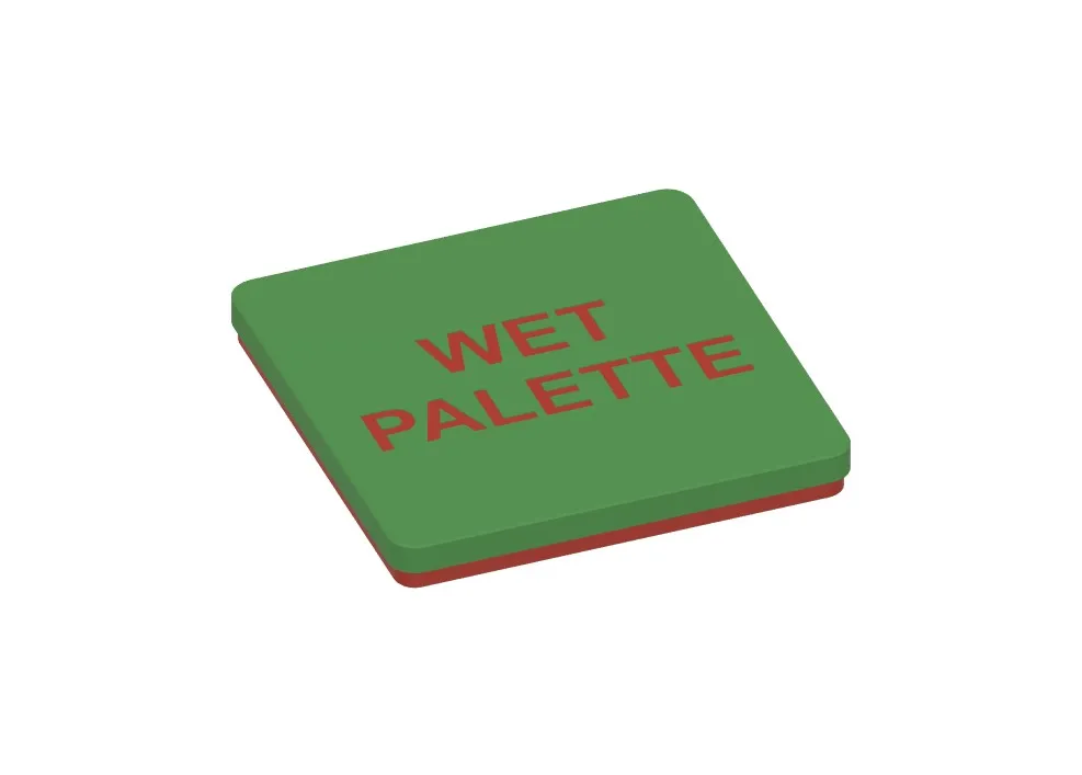 Wet palette with embedded magnets, photo 4 of 4 - Wet palette with embedded magnets Art & Craft Supplies
