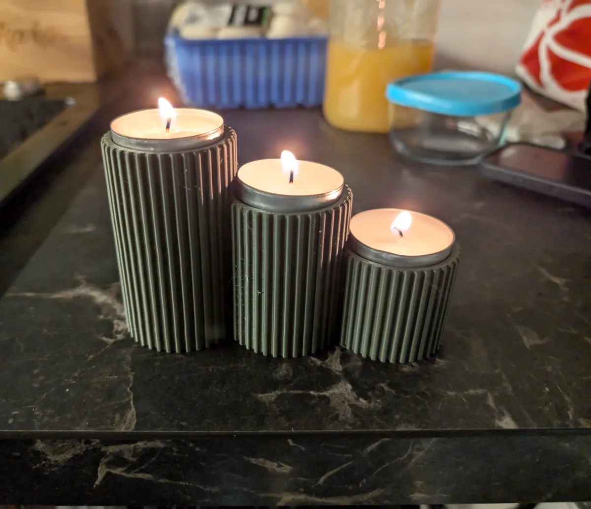 Modern candle holder
