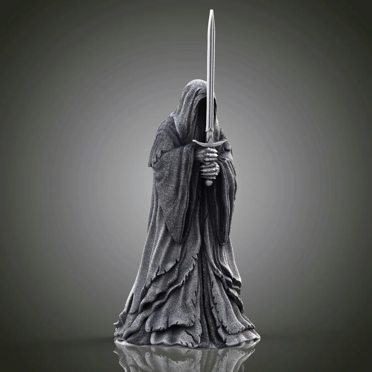 Nazgul Figure, Lord of the Rings, photo 2 of 2 - Nazgul Figure, Lord of the Rings Art