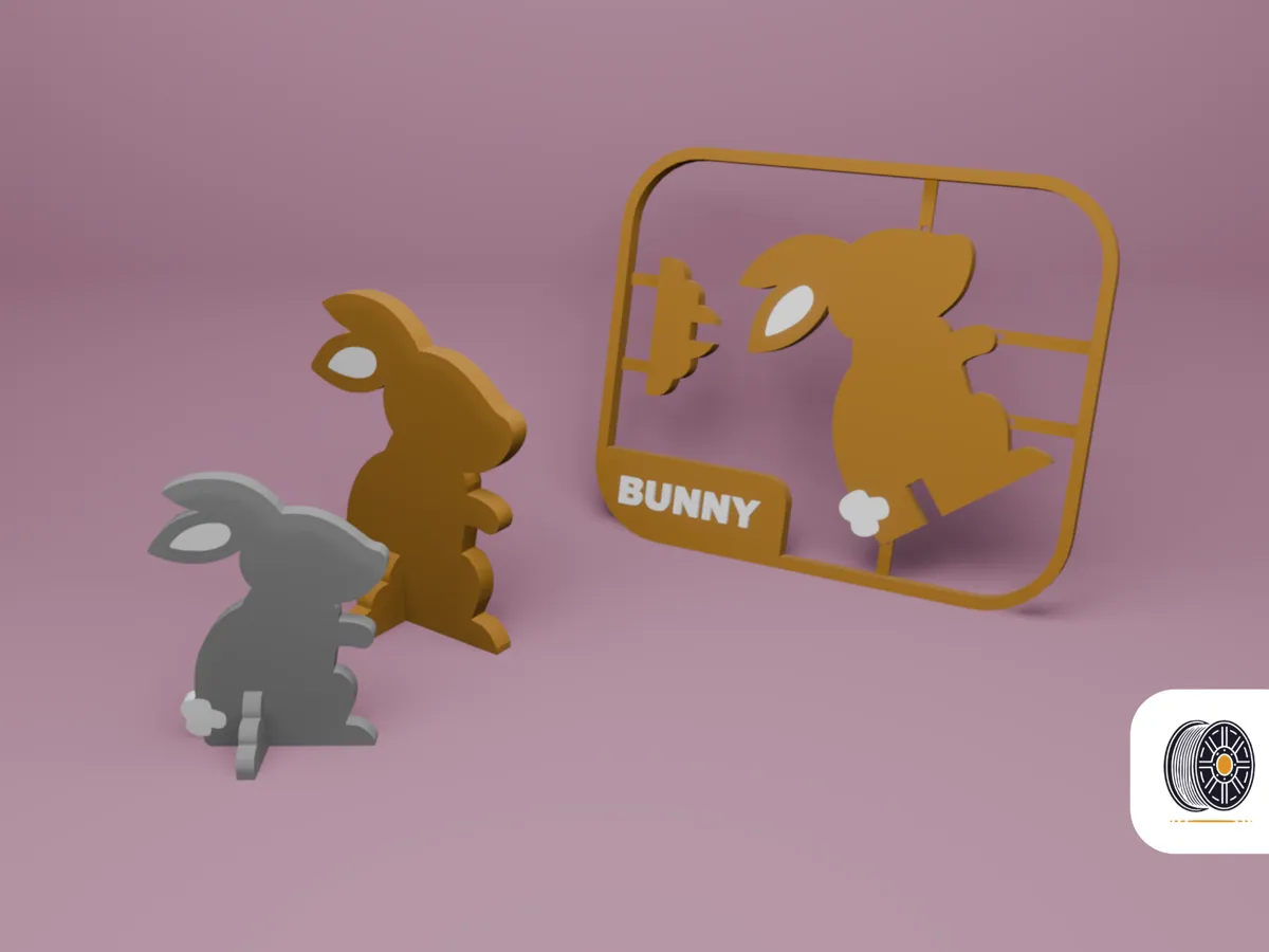 Cute Bunny Kit Card Ready, two sizes - Robot & Figure Kit Cards, in stock in India