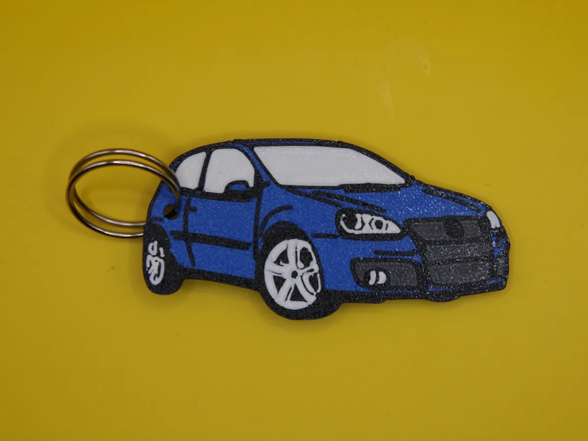 Car keychain Volkswagen golf 5 - side, photo 2 of 2 - Car keychain Volkswagen golf 5 - side Keychains