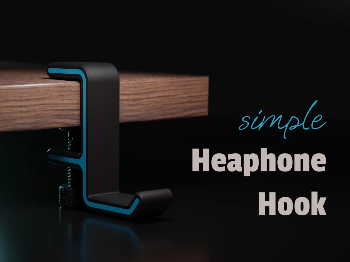 Simple Headphone Hook dual color