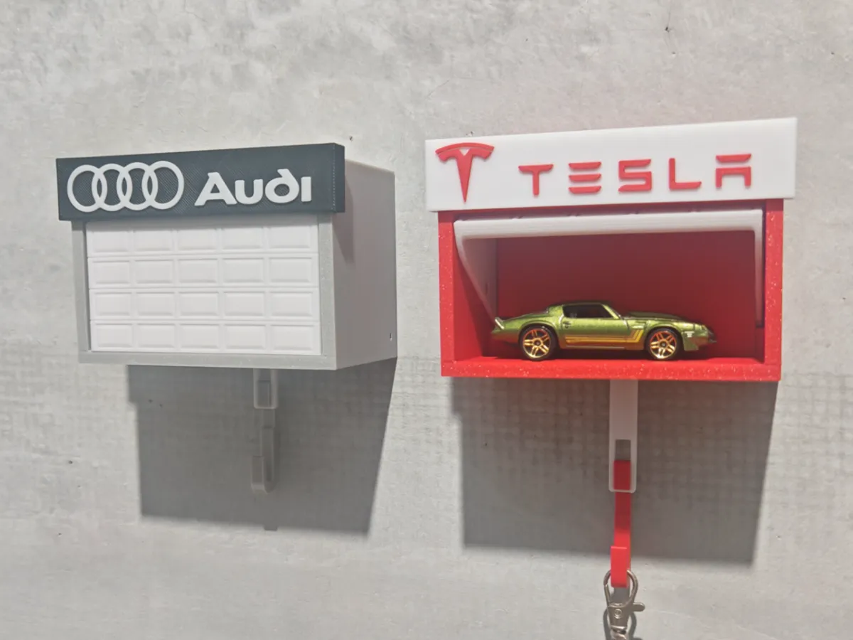 Billboards for garage key holders