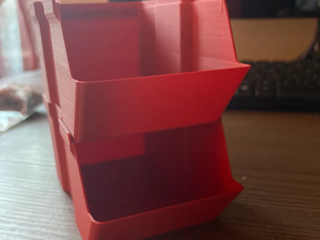 Stackable Storage Bin, Modular & Durable