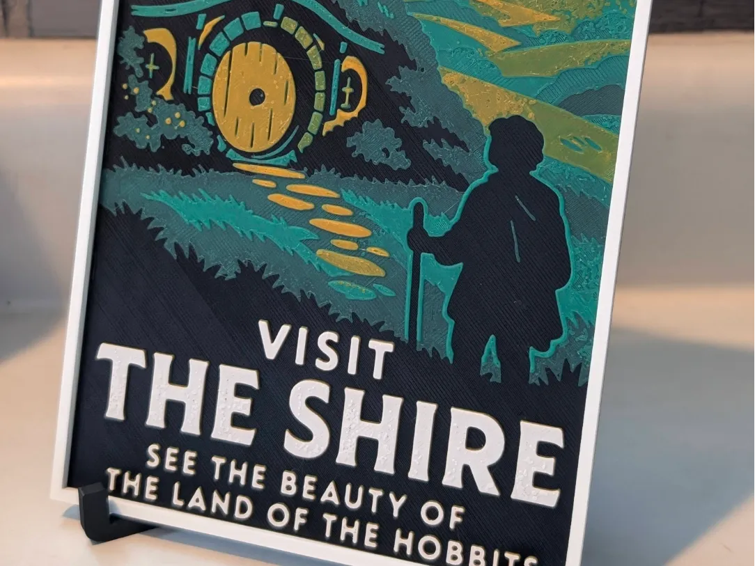 Lord of the Rings - Shire Vintage Travel Postcard