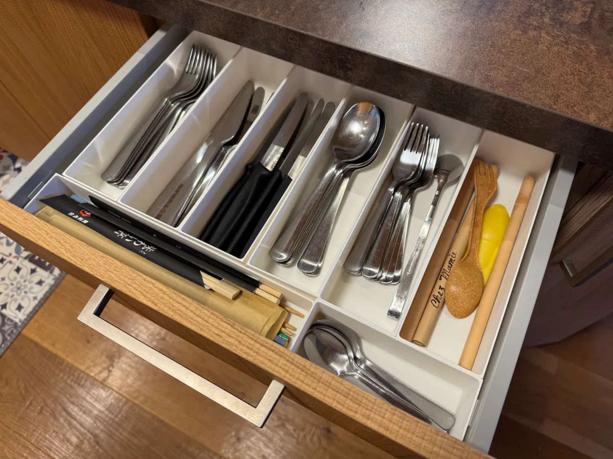 Kitchen organizer for drawer 420 x 275 mm