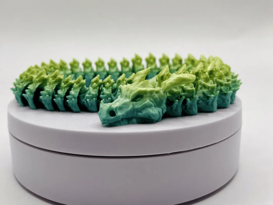 Crystallized Articulated Flexi Dragon Toy