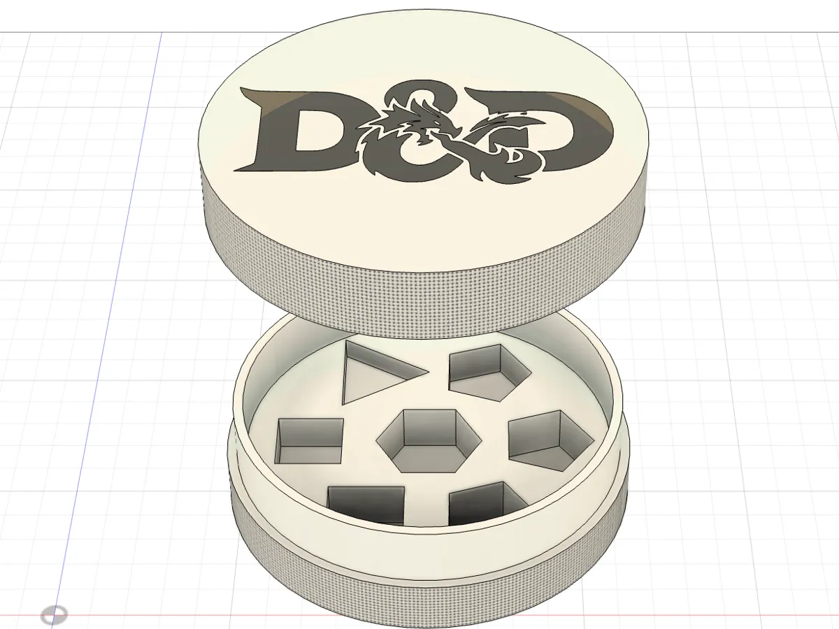 Customizable D&D Dice Holder (Portadadi D&D)