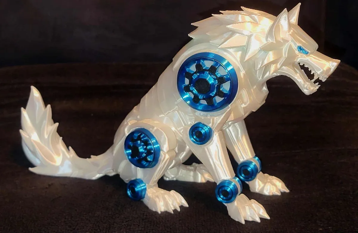CYBERNETIC WOLF, photo 3 of 4 - CYBERNETIC WOLF Figurines & Collectibles