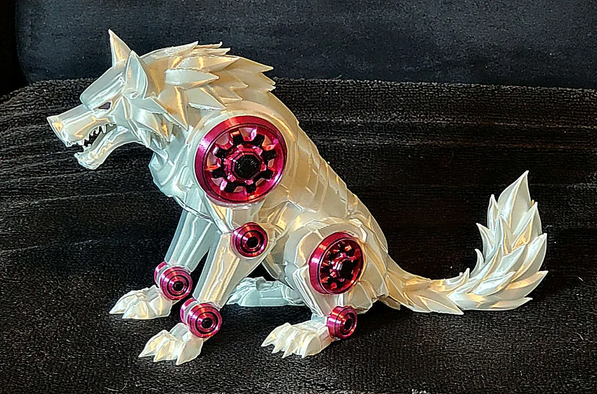 CYBERNETIC WOLF, photo 4 of 4 - CYBERNETIC WOLF Figurines & Collectibles