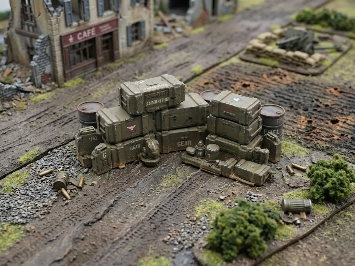 WW2 Wargame Scatter Terrain - Ammo Crates