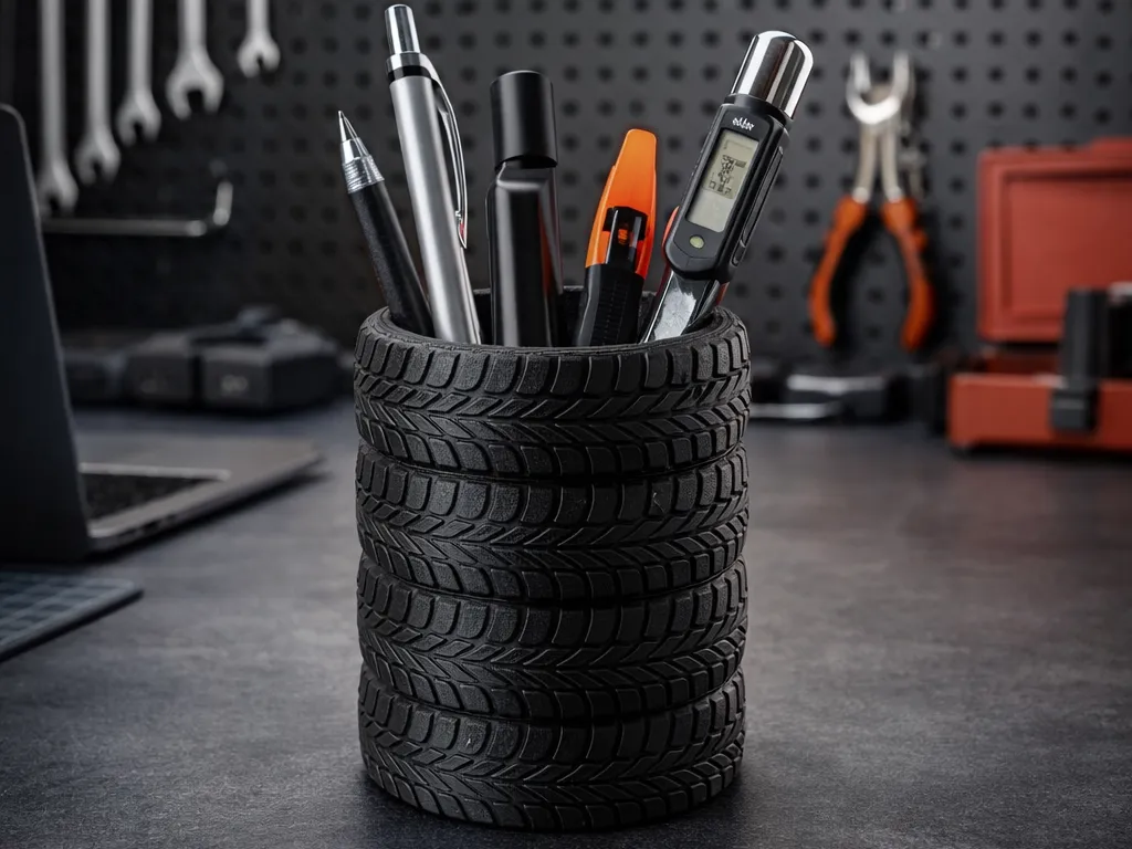 Pen Holder - Tires