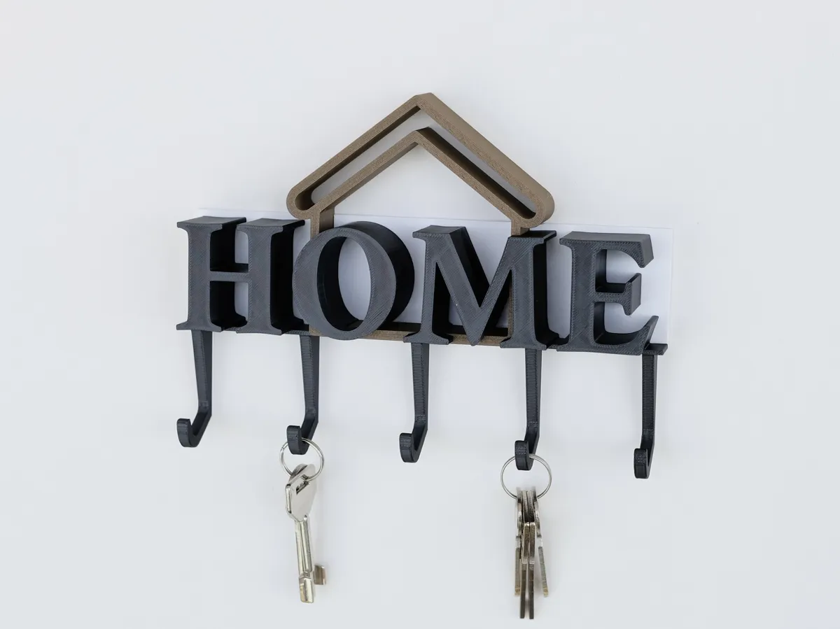 Customizable key holder with mini vase, photo 4 of 4 - Customizable key holder with mini vase Home Decor Items