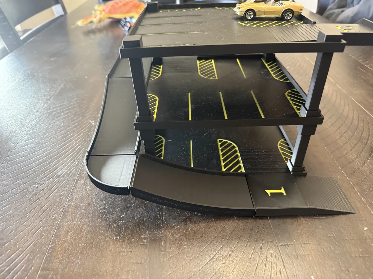 1/64th Scale Model Car Parking Garage, photo 3 of 4 - 1/64th Scale Model Car Parking Garage Tools & Workshop