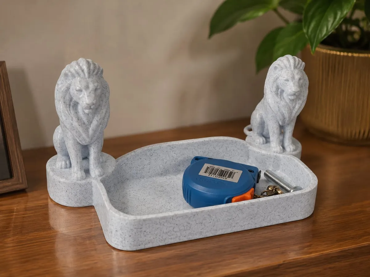 Lion Catchall Tray | Valet Tray & Desk Organizer