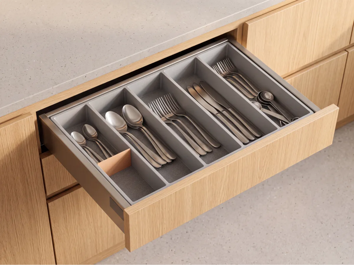 parametric kitchen drawer organizer (customizable)