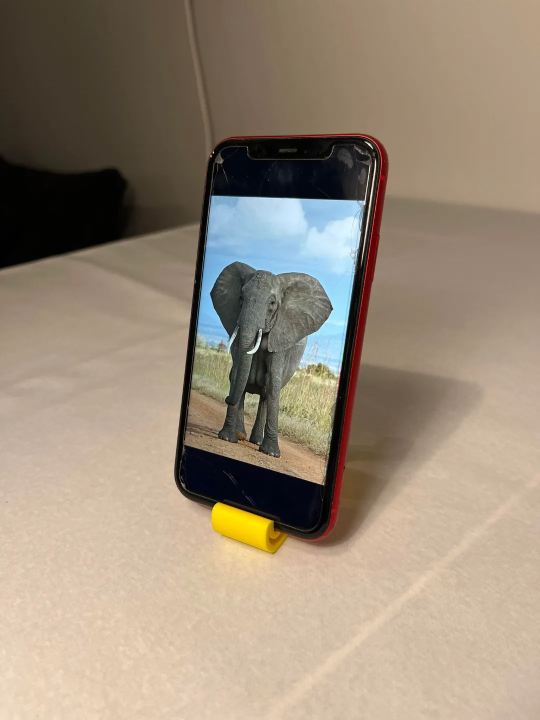 Elephant Phone Holder, photo 3 of 4 - Elephant Phone Holder Mobile & Device Accessories