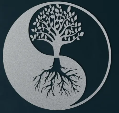 Yin Yang Tree of Life Wall Art
