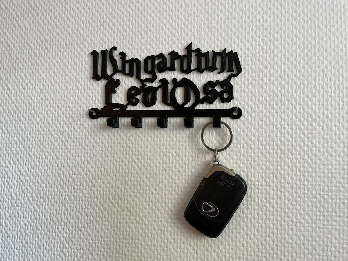 Wall key hanger Harry Potter Wingardium Leviosa, photo 3 of 4 - Wall key hanger Harry Potter Wingardium Leviosa Household