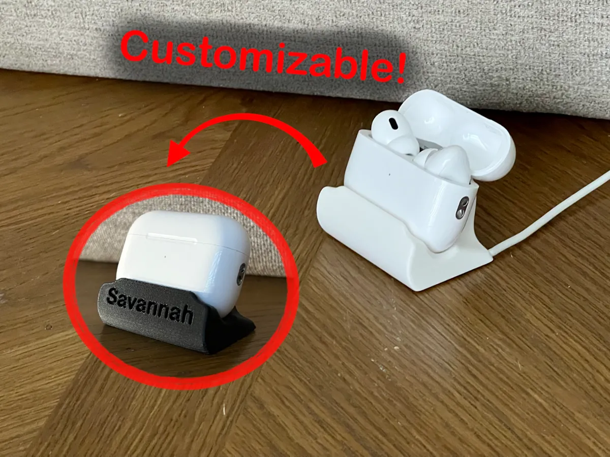 AirPods Pro 2 Wireless Charging Stand - Minimal, photo 2 of 4 - AirPods Pro 2 Wireless Charging Stand - Minimal Hobby & DIY