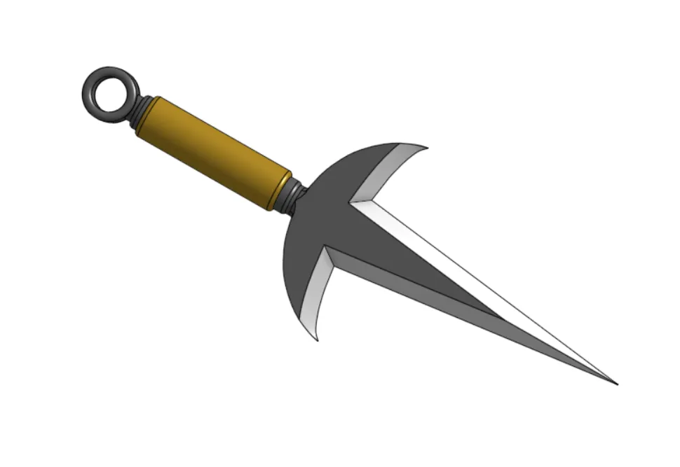 Minato's Original Kunai from Naruto, photo 2 of 3 - Minato's Original Kunai from Naruto Props & Cosplays