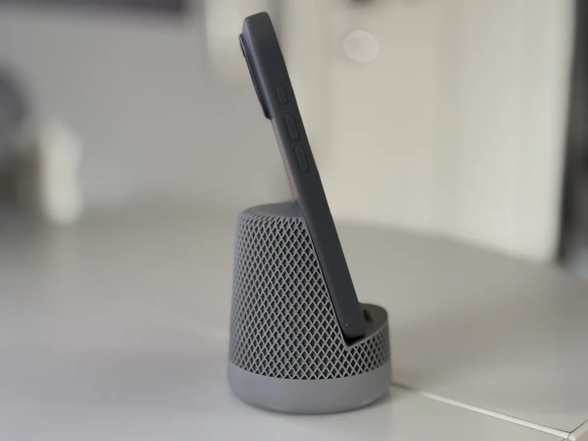 HomePod-Inspired Phone Stand, photo 3 of 3 - HomePod-Inspired Phone Stand Household