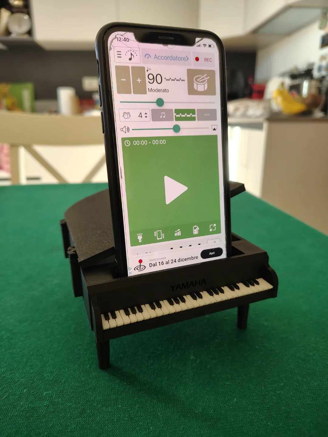 Grand Piano Phone Holder, photo 2 of 4 - Grand Piano Phone Holder Tools